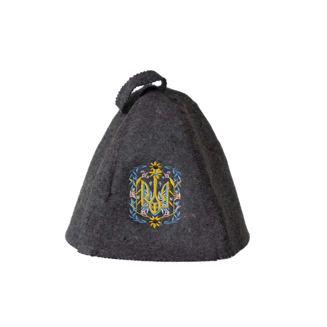 Kyfe sauna hat Ukrainian Gray color